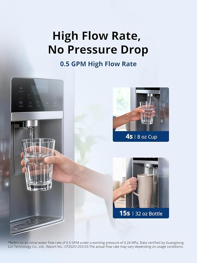 YRT EDR1RXD1 Replacement for Everydrop Filter 1, W10295370A, WHR1RXD1, Kenmore 46-9081, 46-9930, Ice & Water Filter Replacement, NSF/ANSI 372&53&42 Certified, Refrigerator Water Filter (Pack of 3)