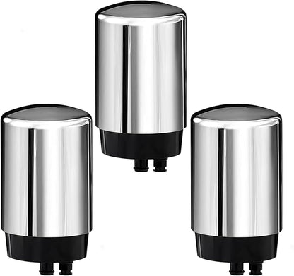 3 Pack Faucets Filters Cartridge(FR-200,FF-100)，Replacement for Brita® Faucet Filter,Water Filter Compatible with Brita® Faucet Filtration Systems- Chrome