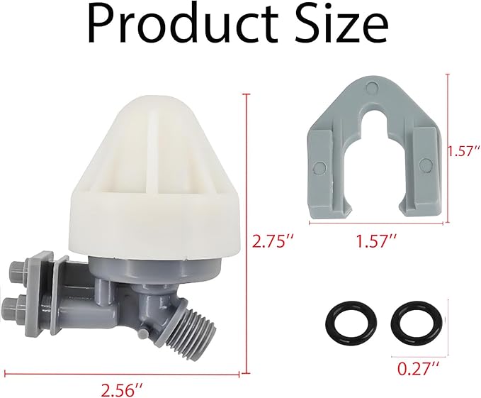Water Softener Nozzle and Venturi Assembly 7187065 Replacement for 7187065,7214969, 7165704, 7238450 and WS15X10027