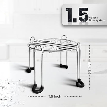 Phoenix Gravity 1.5G Water Filter System with Steel Stand & Carbon Filters