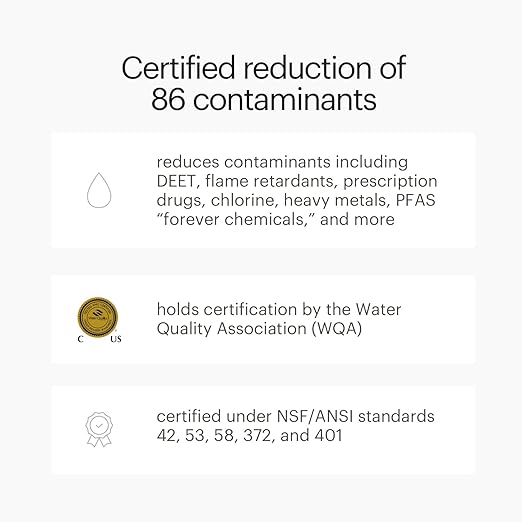 Brondell Reverse Osmosis Water Filtration System, Under Sink, WQA Certified, Designer Faucet with LED Reminder – 3-Stage Capella (RC250)