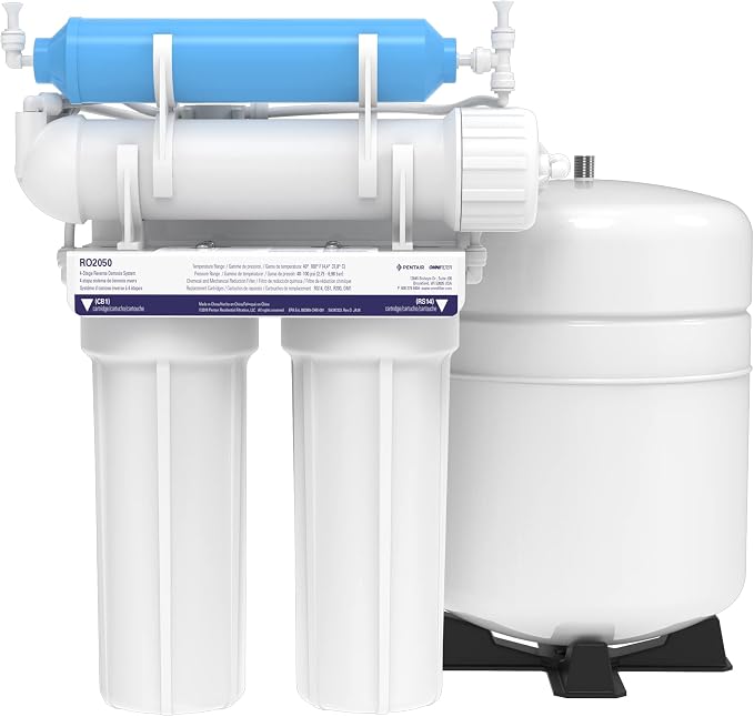 Pentair OMNIFilter RO2050 4-Stage Reverse Osmosis System, NSF Certified