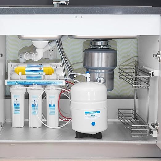 Geekpure 6-Stage Reverse Osmosis Drinking Water System with Mineral Remineralization Filter-75 GPD