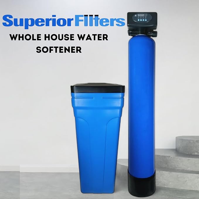 Whole House Water Softener System 64,000 Grain Digital Metered NSF