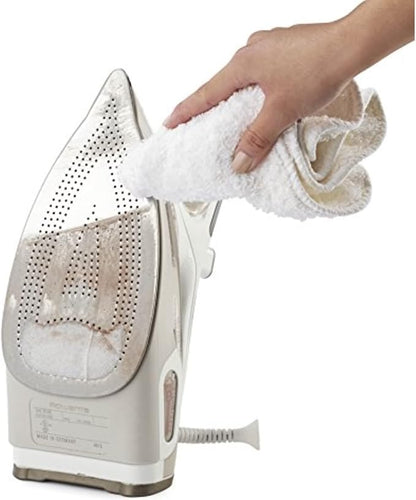 Rowenta ZD110 Non-Toxic Stainless Steel Soleplate Cleaner Kit for Steam Irons with Cleaning and Polishing Cloth