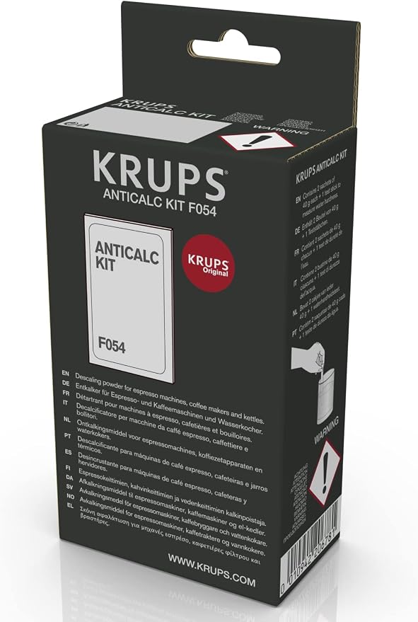 KRUPS F054 Descaling Powder for Kettles Coffee and Espresso Makers Fully Auto Machines EA8442 And EA8250