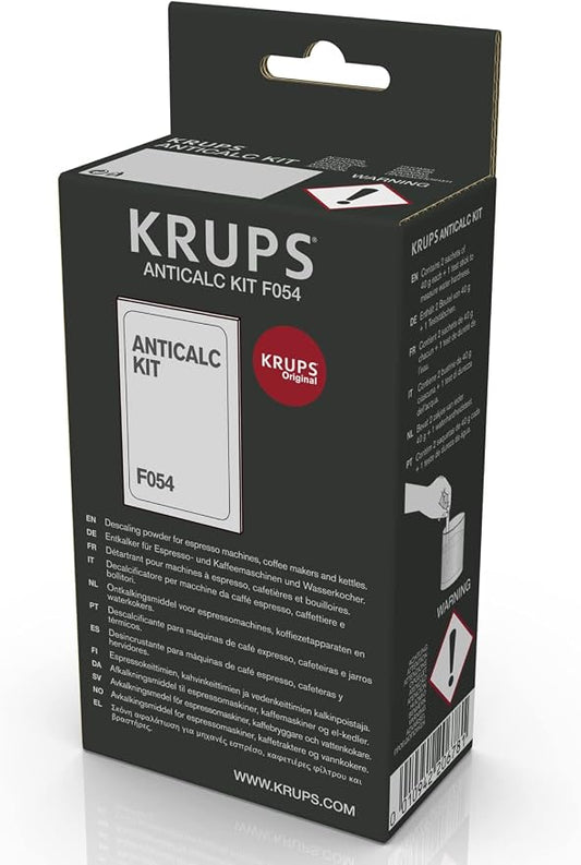 KRUPS F054 Descaling Powder for Kettles Coffee and Espresso Makers Fully Auto Machines EA8442 And EA8250