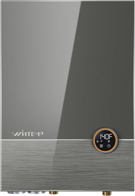 36kW Tankless Electric Water Heater 240V, Whole House, WiFi | On Demand Hot Water, Automatically Maintains Water Temperature, Up to 8.7 GPM, ETL, Eco, Max Current 150A