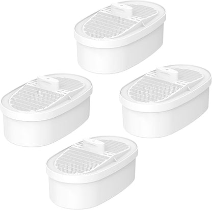Replacement Filter for Waterdrop® WD-PF-01A Plus, Reduces PFOA/PFOS, Chlorine, Compatible with Waterdrop® Pitchers, Lasts 3 Months or 200 Gallons, Pack of 4