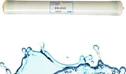 BW-4040, 4" x 40" RO Membrane for Desalination of Brackish Water, 99.5% Desalination Rate, 2400 GPD, 2000-5000PPM, BW-4040 Reverse Osmosis Membrane for Groundwater, Municipal, NSF Certified