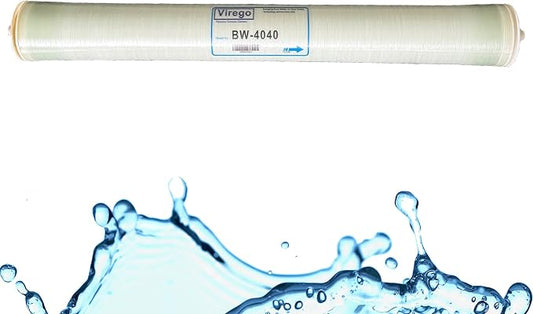 BW-4040, 4" x 40" RO Membrane for Desalination of Brackish Water, 99.5% Desalination Rate, 2400 GPD, 2000-5000PPM, BW-4040 Reverse Osmosis Membrane for Groundwater, Municipal, NSF Certified