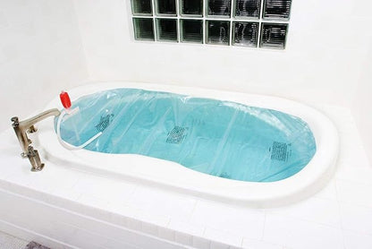 AquaPodKit Made in USA - Emergency Bathtub Water Storage Bladder 65-100 Gallon Capacity - BPA Free- Food Grade Materials - Hurricane Disaster Preparedness Supply - Family Survival Supply (Box)