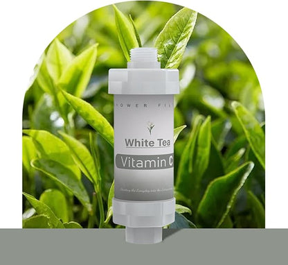 10PCS Vitamin C Shower Filter for Hard Water Filter Aromatherapy Replacement Cartridge Bathtub Faucet Bathroom Accessories Remove Chlorine Fluoride Heavy Metals Jasmine White Tea