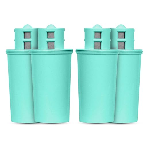 Crystal Quest Alkalizing Water Filter Pitcher Cartridge - Advanced Filtration for Clean, Healthy Water, Enhances Mineralization, Long-Lasting Design, Easy Installation - 1,000 Gallons [Pack of 4]