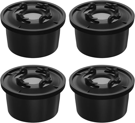 RO100ROPOT Remineralization Water Filters Replacement, Compatible with Bluevua RO100ROPOT and RO100ROPOT(UV) Systems, Alkaline for Reverse Osmosis Filter, Remineralize and Increase pH, 4 Pack
