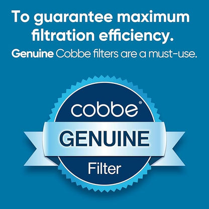Cobbe 1 Pack Replacement Filters for Handheld Shower Head - Water Softener Filters Beads for Hard Water - Remove Chlorine - Reduces Dry Itchy Skin