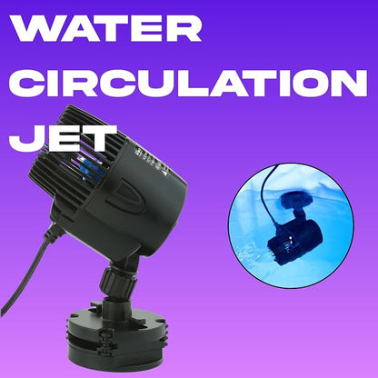 The Pod Company Water Circulation Jet – High-Flow Pump | For Ice Pod & Long Pod, Enhances Cold Immersion, Prevents Freezing, Reduces Ice Usage