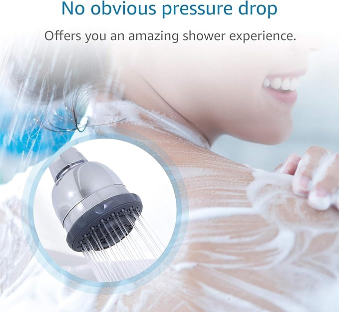 AQUA CREST WHR-140 Shower Filter Replacement Cartridge for Culligan® WHR-140, WSH-C125, ISH-100, HSH-C135, Shower Head Water Filter, with Advanced KDF Filtration Material, Pack of 2