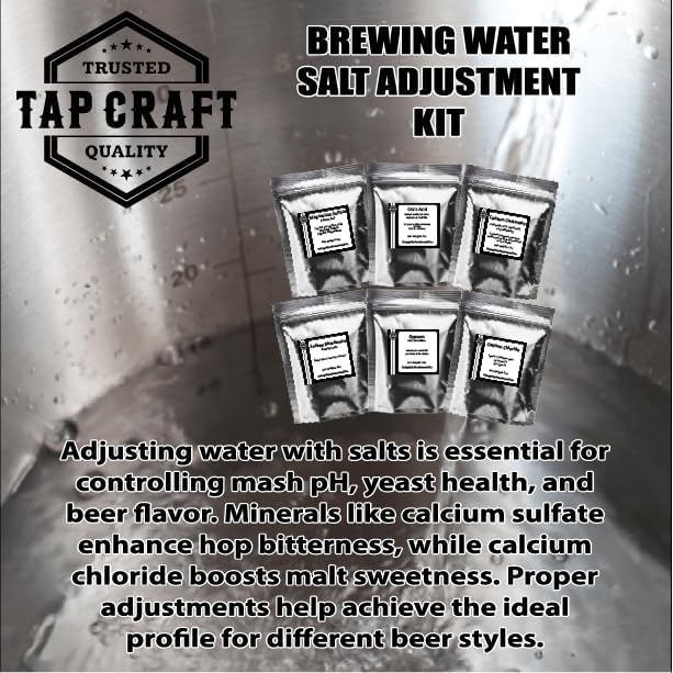 Beer Brewing Salts for Water Adjustment & Building Regional Water Profiles