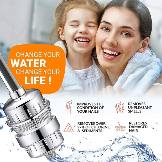 20 level-2 filters universal, detachable and replaceable portable bathtub filters Shower filter