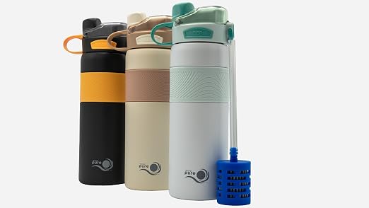 Survivor Nanofiber Fast Flow Filtered Water Bottle Earth