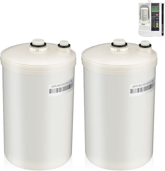 Qualirey 2 Pack Premium Filter Replacement Compatible with HG-N Type Water Ionizer, Compatible with Enagic Kangen LeveLuk SD501, JrIV, KANGEN 8(Not Original Type Before 2010)
