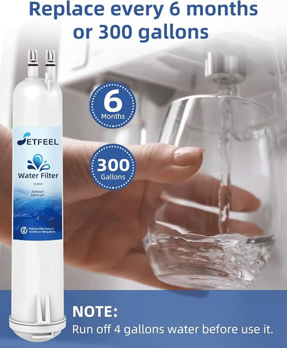 Edr3rxd1 Water Filter Replacement For Everydrop Filter 3, 4396841, Compatible With Whirlpool Ice and Water Fridge Filter 3, whr3rxd1, kad3rxd1, 9083, 9030, 460-9083, WD-F08, SE004, 3 Pack SETFEEL