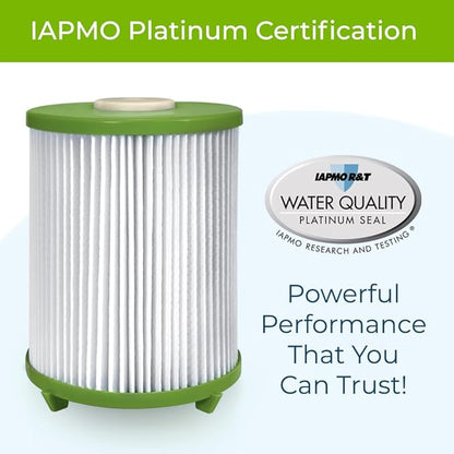 WaterChef UR90 Undersink Filter Replacement Cartridge (for WaterChef U9000 Filter Systems) 1000 Gal. Capacity, NSF/ANSI Certified for 78 Contaminants, Made in USA