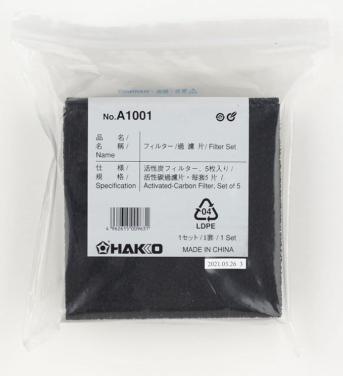 Hakko A1001 Filters for The FA400 / 493 (Set of 5)