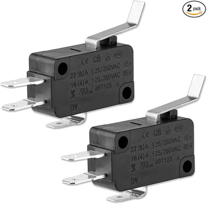 2 Pcs 7305150 Water Softener Rotor Position Switch Compatible with GE Kenmore Softener 7030705 7030713 9001800 WS21X10003 Models(Black)