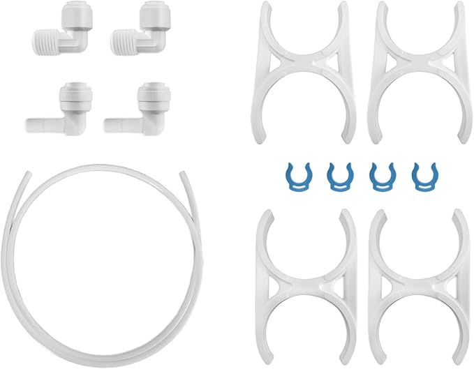 Express Water Filter Upgrade Kit for Reverse Osmosis and Under Sink Water Filtration System – Add a New Filtration Stage to Your System – Includes Adapters for ¼” Threaded and Quick Connect Filters
