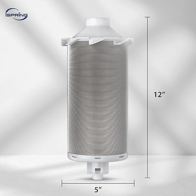 iSpring FWSP500ARJ Spin Down Sediment Filter Replacement Cartridge, 50 Micron
