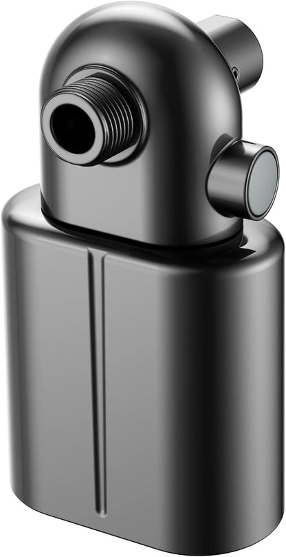 Veken Shower Filter to Reduce Chlorine, KDF Shower Head Filters with Activated Carbon and Calcium Sulfite for Filtered Shower Water, Filtro Para Ducha De Baño, One-Press Replacement, Matte Black