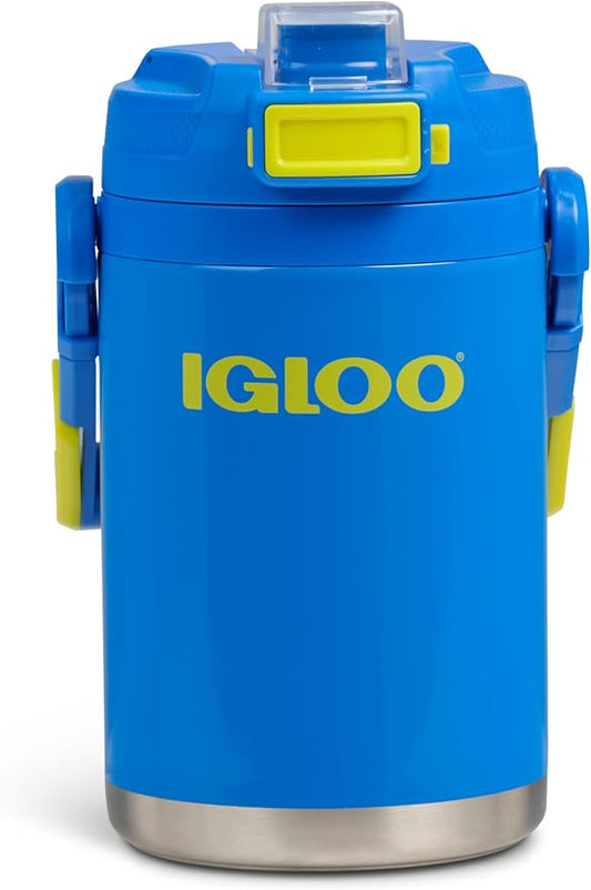 Igloo Rival Fusion 54 Oz Stainless Steel Sport Bottle | Insulated Water Jug | Sneaky Blue