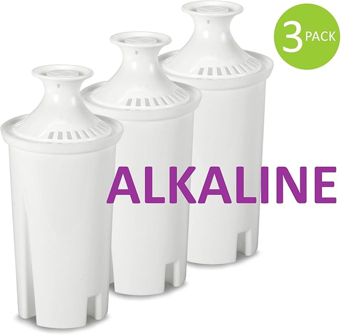Vitev Alkaline Water Replacement Filter, Fits Brita Pitcher (3-pack)