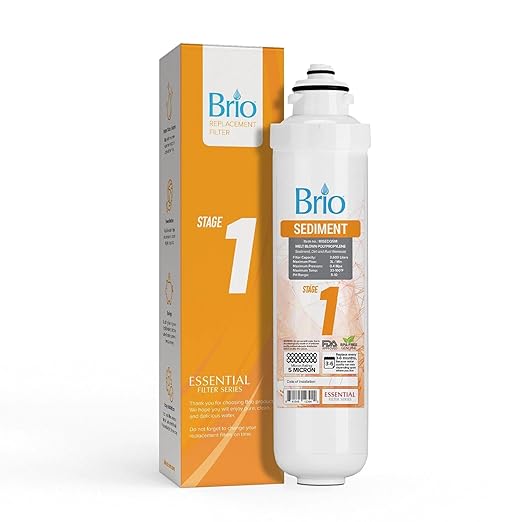 Brio Water Cooler Filter Replacement - Stage-1: Melt-Blown Polypropylene Sediment - for Brio model CLPOUROSC420RO