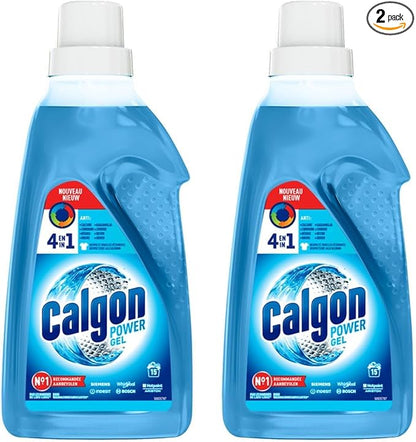 Calgon 3-in-1 Washing Machine Water Softener Gel, 2 x 750 ml (1.5 Litre)