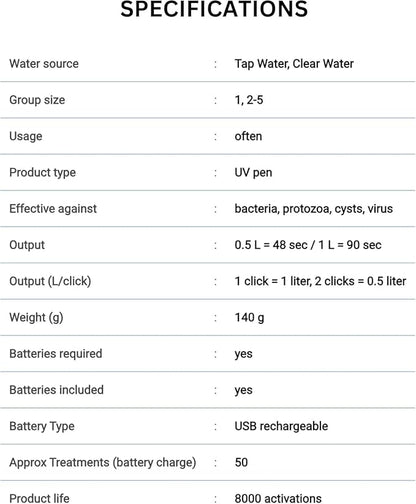 SteriPEN ULT-MP-EF SterPen Ultra UV Water Purifier, Blue, Small