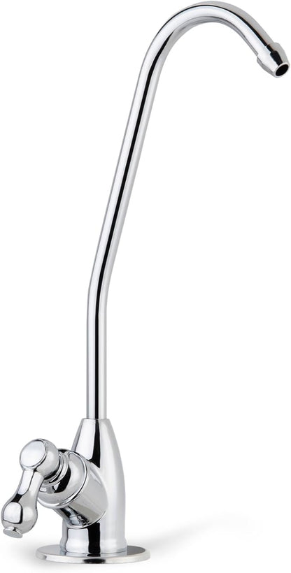 iSpring GS1 100% Lead-Free RO Reverse Osmosis Water Filter Faucet Fit Most Water Filter Systems, Non-Air Gap Single Lever Handle RO Faucet, Chrome Finish