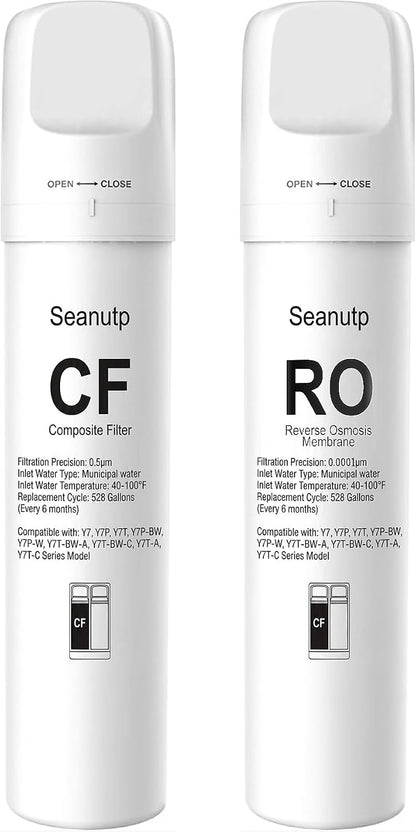 CF RO Replacement Filter Kit Compatible with SimPure Y7 Y7P Y7T