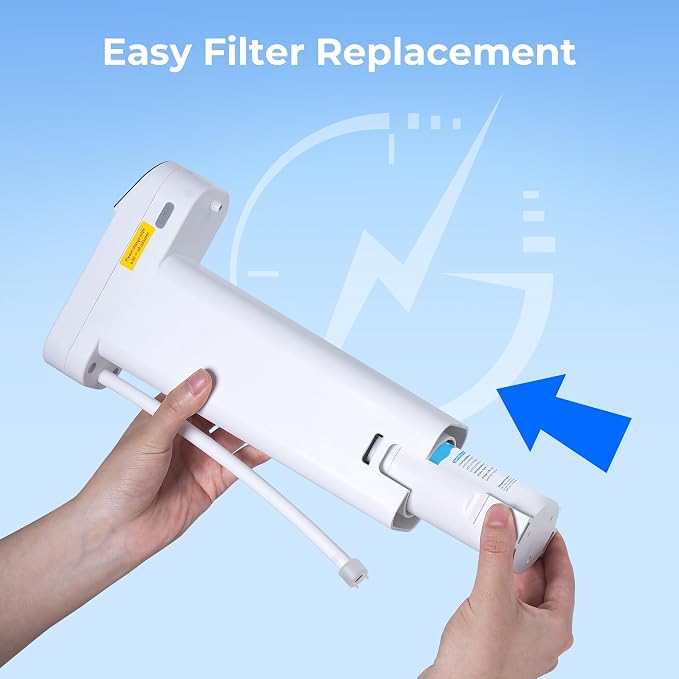 Waterdrop EDFA Alkaline Water Filter Replacement for ED01AW/ED01AB, 1 Pack | For Waterdrop ED01/ED02/ED04 Rechargeable Electric Pitchers, Improves pH, Lasts 3 Months or 200 Gallons