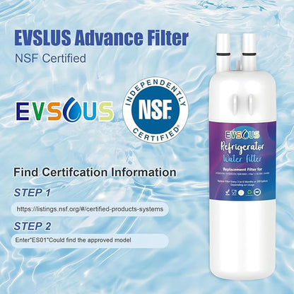 W10295370A Water Filter Replacement, Compatible with EDR1RXD1, EDR1RXD1B, W10295370, WHR1RXD1, KAD1RXD1, P4RFKB2, P8RFWB2L, 46-9930,46-9081 (2 Pack)