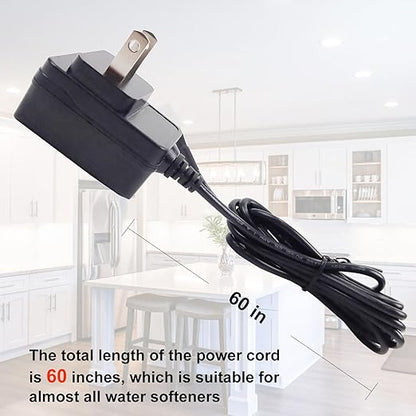 Water Softener Power Cord Transformer 15V DC Adapter Compatible with V3186-06 Fits for Water Softener Valves Produced in 2017 or Later Power Supply Cord