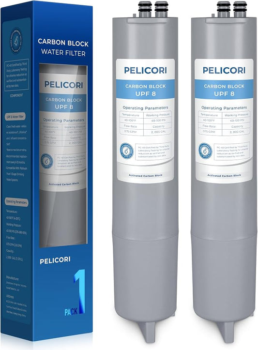 11 Plus Carbon/UPF 8 Replacement Filter, 2-Pack | Compatible with DuPure 11 Standard Carbon Filter for Platinum Pure 1-Stage & Dual Stage Drinking Water Systems