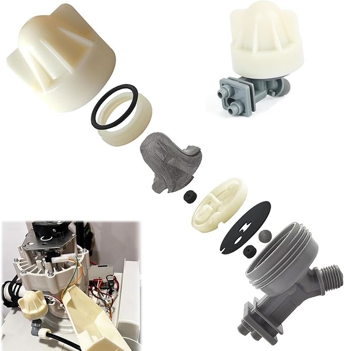 Water Softener Nozzle and Venturi Assembly 7187065 Replacement for 7187065,7214969, 7165704, 7238450 and WS15X10027