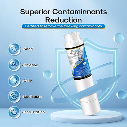 EXCELPURE Refrigerator Water Filter Replacement for Frigidaire EPTWFU01 EWF02 Pure Source Ultra II, PureSource Ultra 2, RWF5800A, SCWFTCTO, GP006, EPTWFUO1, MR022, JO22, BO022, TH-01 DE022 1007, 3PACK