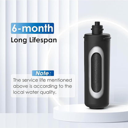 Waterdrop RF10-CM Water Filter Replacement for Waterdrop 10UB-CM/10UA/10UB Under Sink Water Filter, Reduces 99% Chloramine, Chlorine, Bad Taste & Odor, NSF/ANSI 42 Certified
