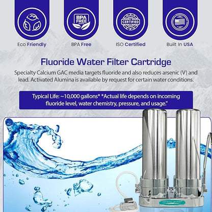 Fluoride Countertop Water Filter System