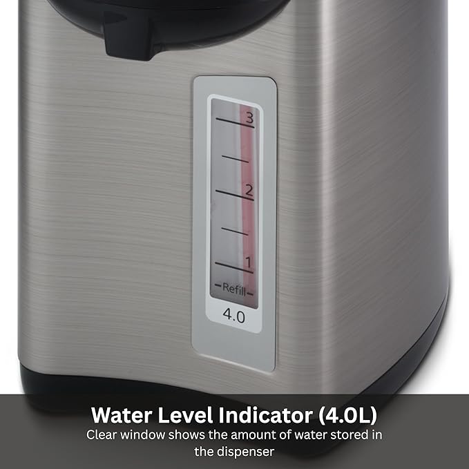 Tiger PDU-A40U Electric Water Boiler and Warmer (135 oz, Black)