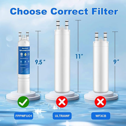 FPPWFU01 Water Filter Replacement Compatible with FPPWFU01, FPPWFU01, PWF-1 FPPWFU01 Water Filter, Remove Impurities from Water (1-PCS)